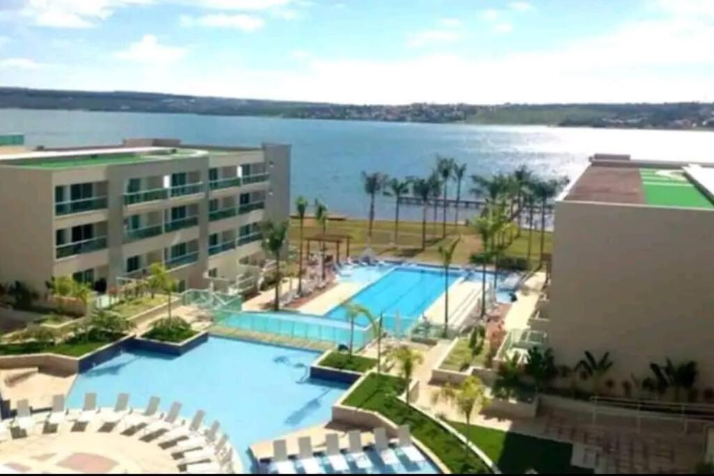 Flat De Luxo Em Um Resort! Brasilia Bagian luar foto